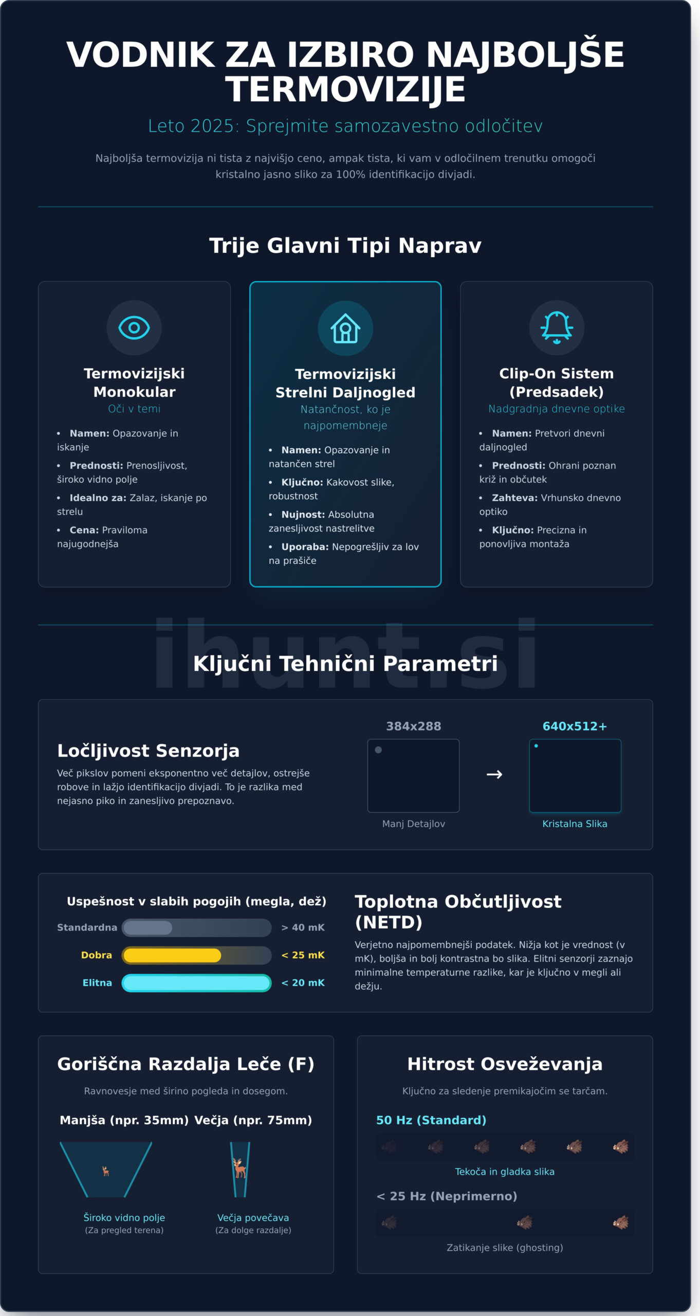 Najboljša termovizija za lov v 2026: Vodnik za zmagovalce