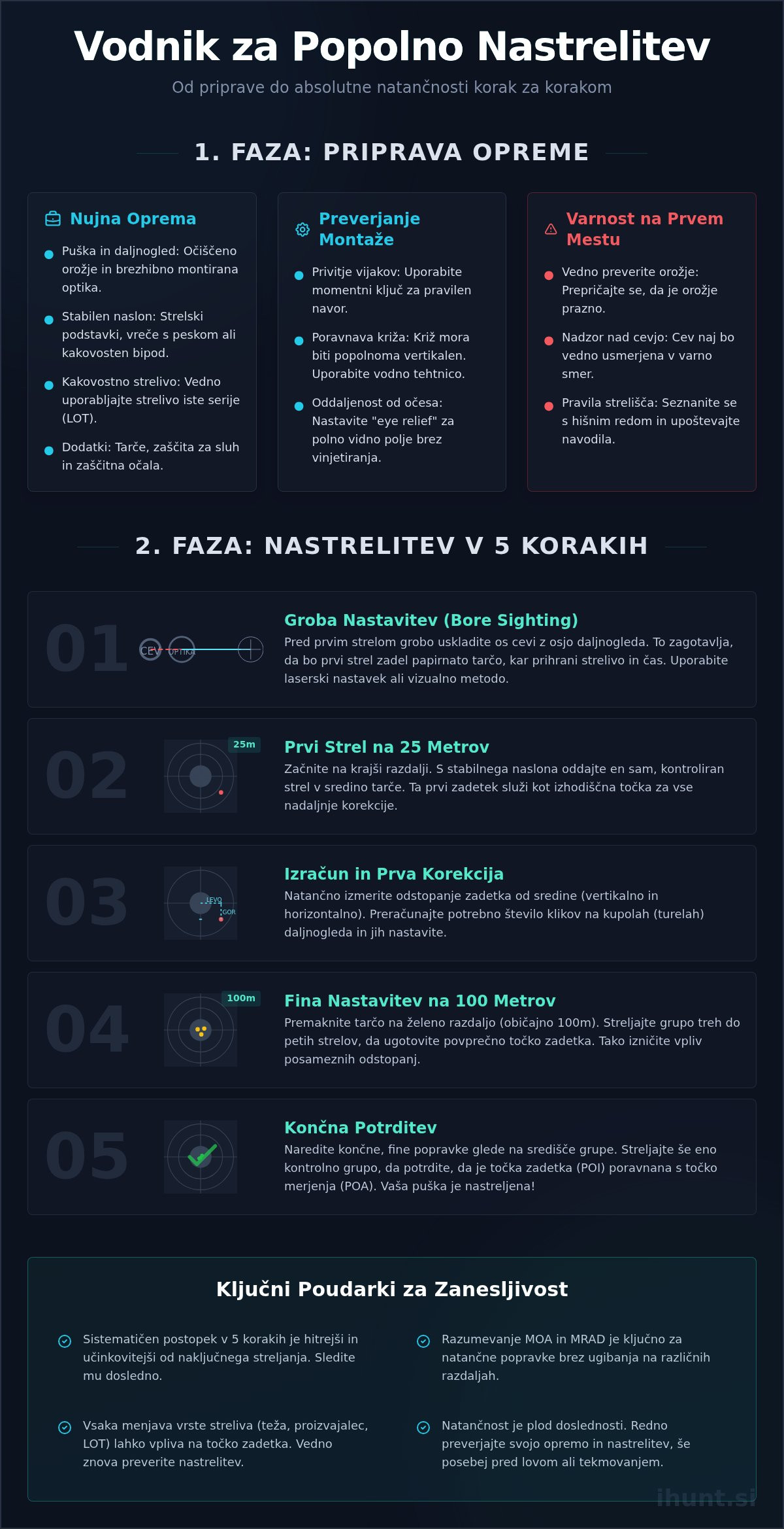 Kako natančno nastreliti strelni daljnogled: Vodnik po korakih