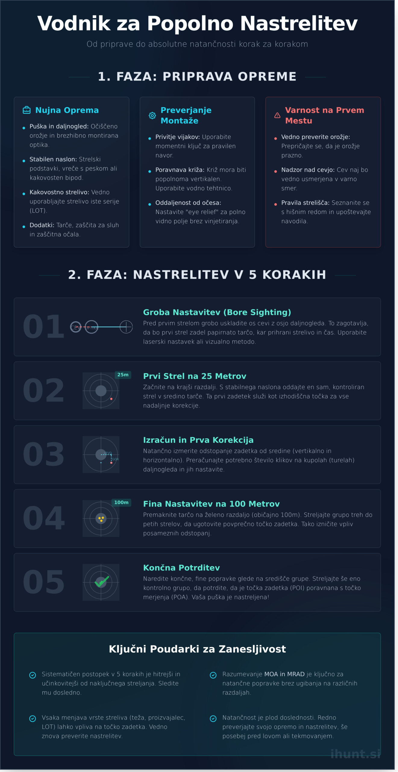Kako natančno nastreliti strelni daljnogled: Vodnik po korakih