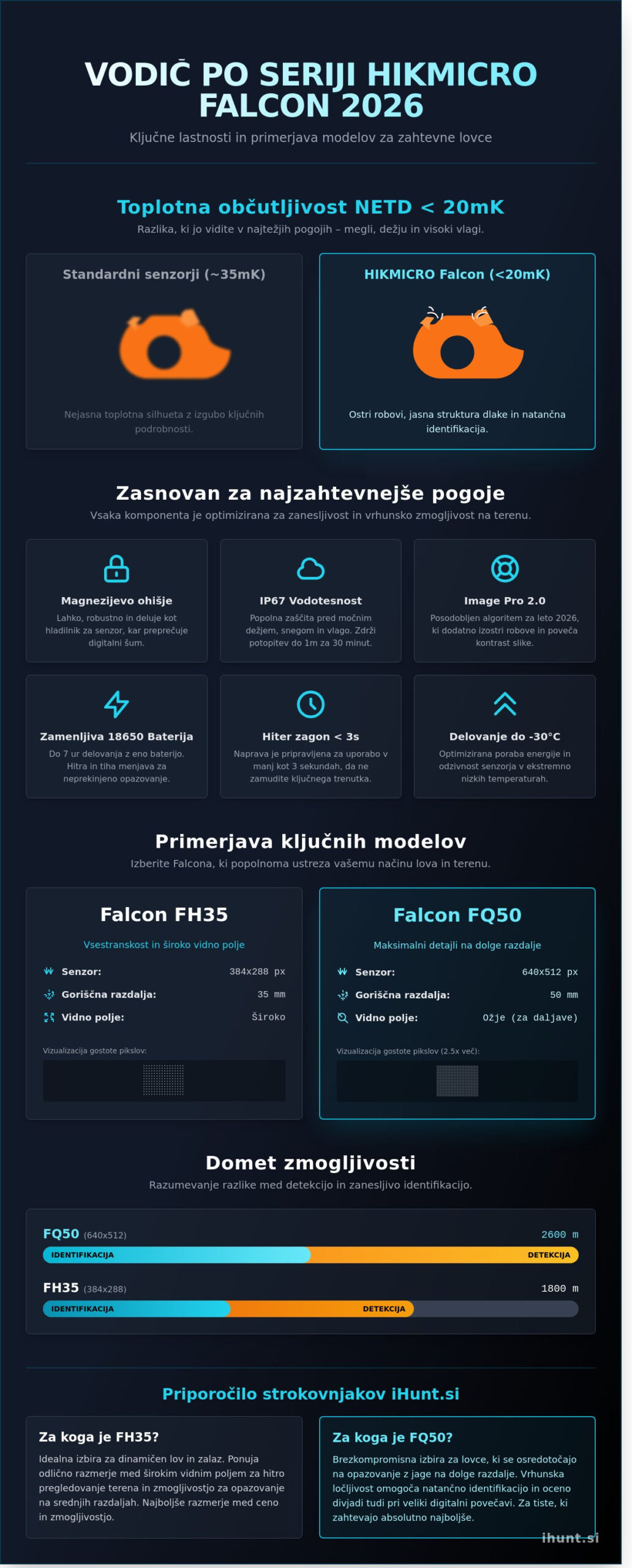 Test HIKMICRO Falcon 2026: Ali je to še vedno kralj termovizijskih monokularjev?