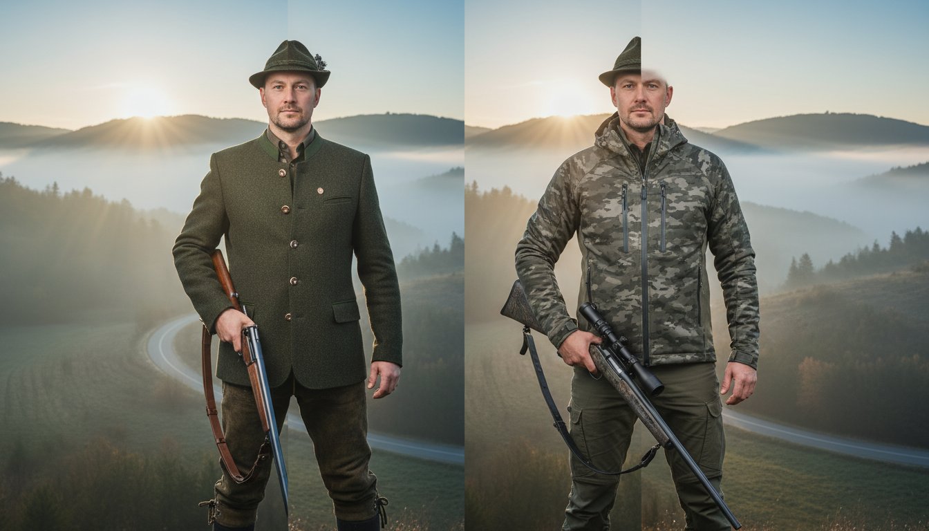 Loden ali Gore-Tex za lov? Popolni vodnik za izbiro materiala v 2026