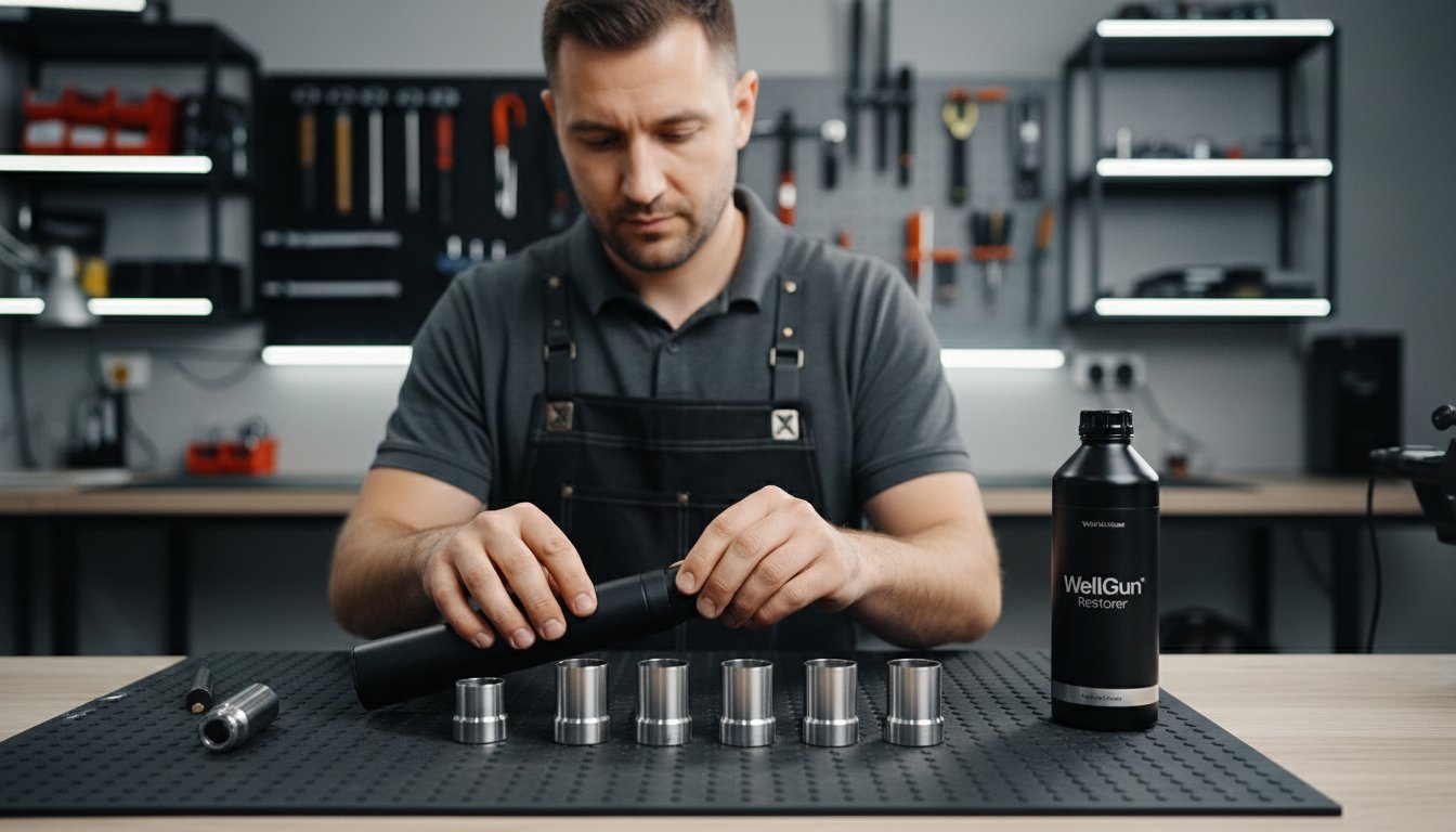 WellGun Restavrator dušilca zvoka 500ml: Popolni vodnik za obnovo in vzdrževanje