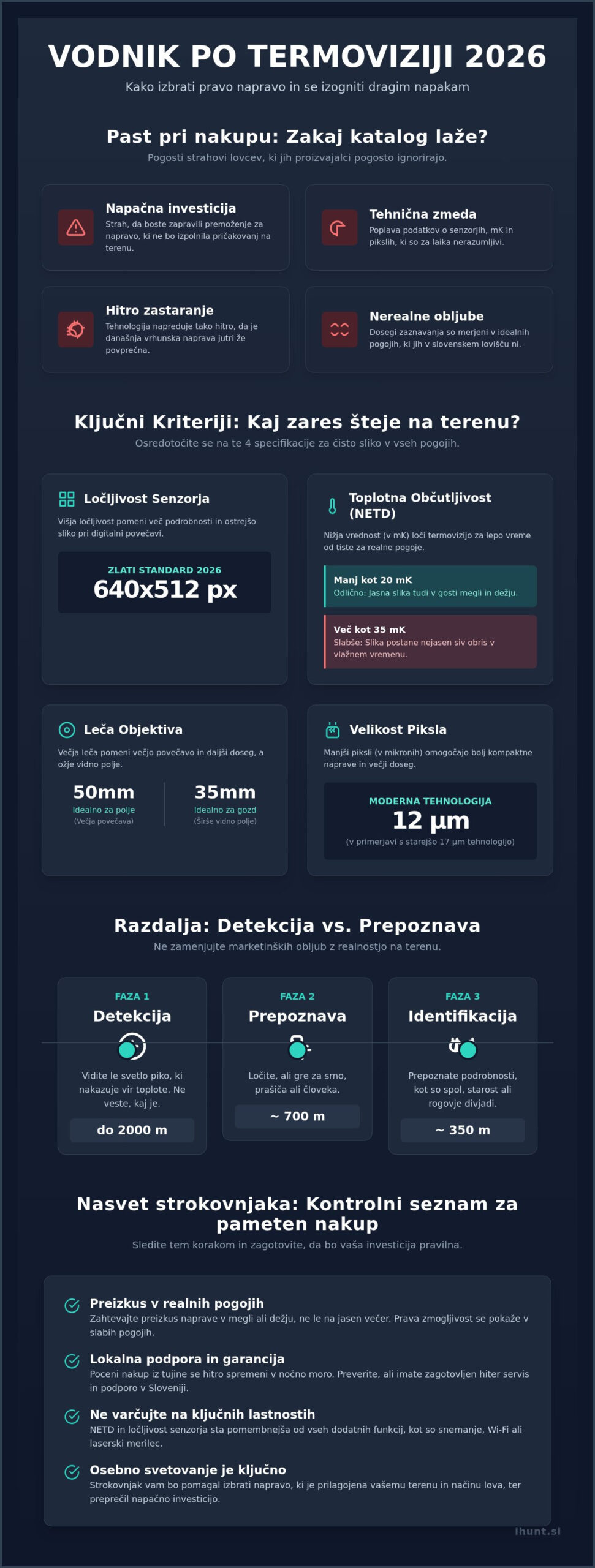 Izkušnje z nakupom termovizije 2026: Kako se izogniti dragim napakam?